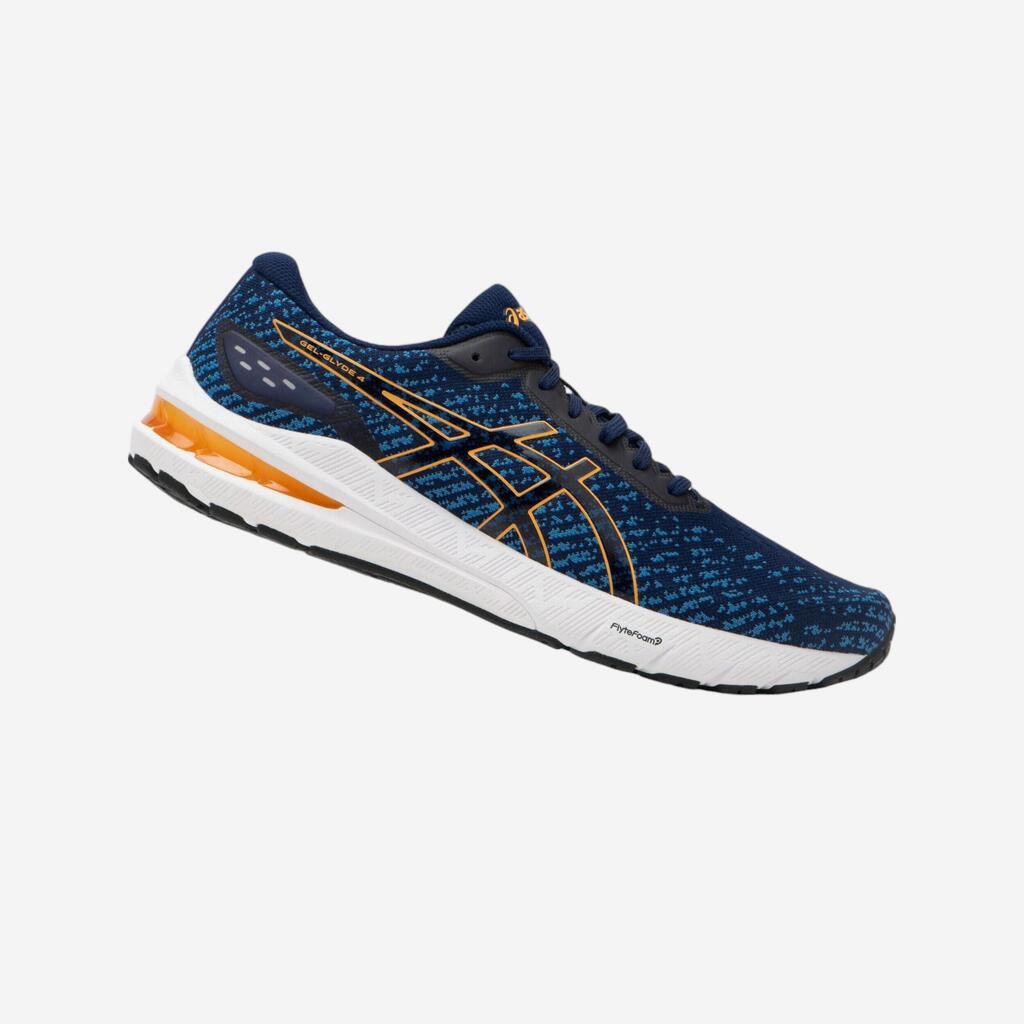 MEN'S ASICS GEL-GLYDE 4 RUNNING SHOES - BLUE YELLOW